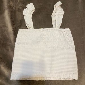 White Gianni Bini Crop Top